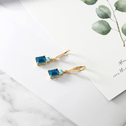 Earrings in 925 Yellow Gold Plated Silver