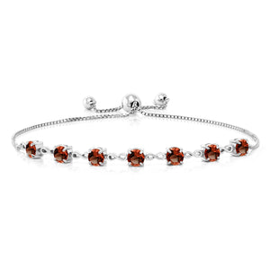 Garnet - January_Bracelet in 925 Sterling Silver