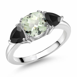 Prasiolite_5_Ring in 925 Sterling Silver