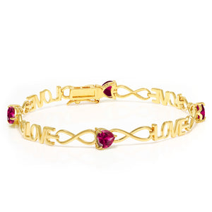 Bracelet in 925 Yellow Gold Plated Silver