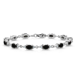 Onyx - December_Bracelet in 925 Sterling Silver