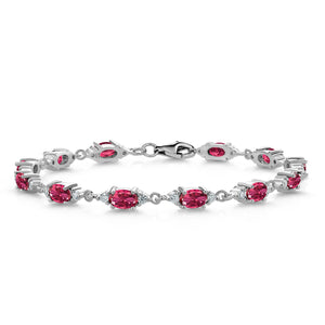 Tourmaline - October_Bracelet in 925 Sterling Silver