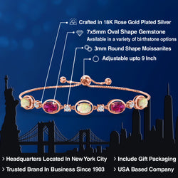 Bracelet in 925 Rose Gold Plated Silver