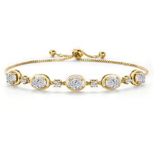 Bracelet in 925 Yellow Gold Plated Silver
