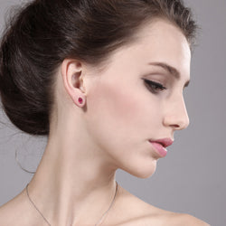 Earrings in 925 Yellow Gold Plated Silver