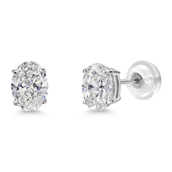 Earrings in 14K White Gold