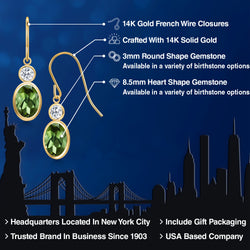 Earrings in 14K Yellow Gold