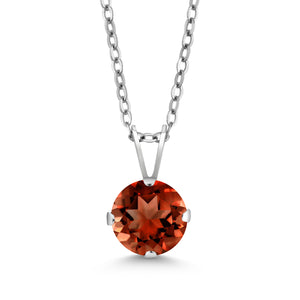 Garnet - January_Pendant in 925 Sterling Silver