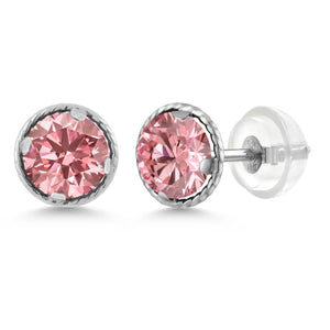 Earrings in 14K White Gold