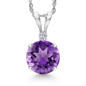Pendant in 14K White Gold