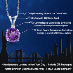 Pendant in 14K White Gold