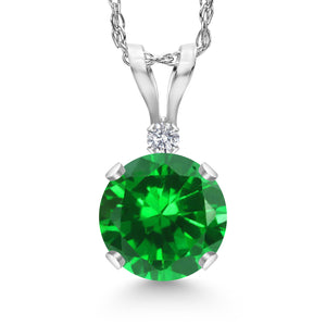 Pendant in 14K White Gold