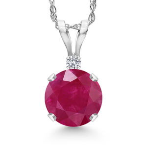 Pendant in 14K White Gold