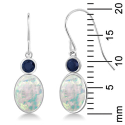 Earrings in 14K White Gold