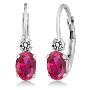 Earrings in 14K White Gold