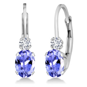 Earrings in 14K White Gold