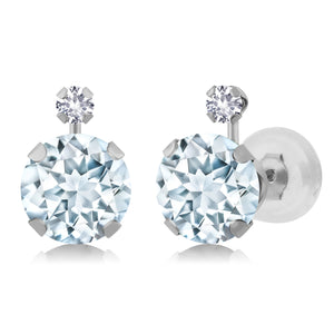 Earrings in 14K White Gold
