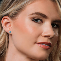 Earrings in 14K White Gold