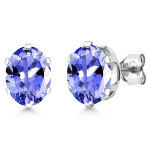 Tanzanite - December_Earrings in 925 Sterling Silver
