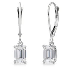 Earrings in 14K White Gold