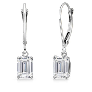 Earrings in 14K White Gold