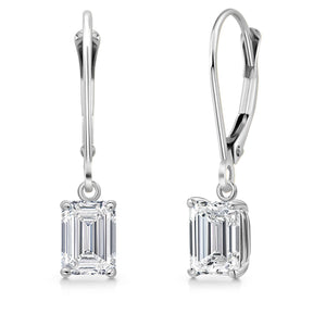 Earrings in 14K White Gold