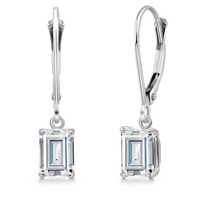 Near Colorless (GH)_Earrings in 14K White Gold