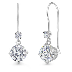Earrings in 14K White Gold