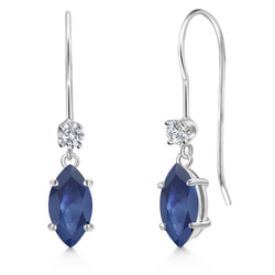 Earrings in 14K White Gold