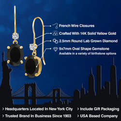 Earrings in 14K Yellow Gold