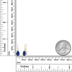 Earrings in 14K Two Tone Gold