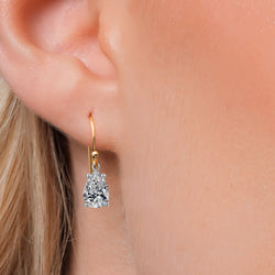 Earrings in 14K Two Tone Gold