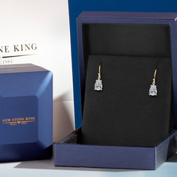 Earrings in 14K Two Tone Gold