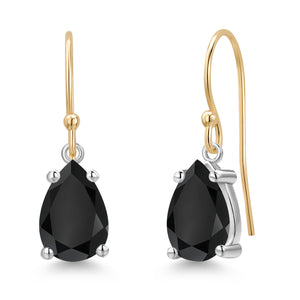 Earrings in 14K Two Tone Gold