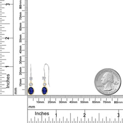 Earrings in 14K Two Tone Gold