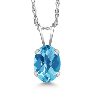 Pendant in 14K White Gold