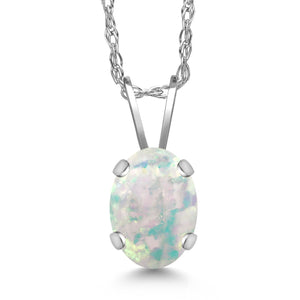 Pendant in 14K White Gold