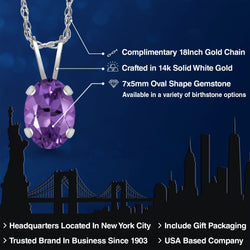 Pendant in 14K White Gold