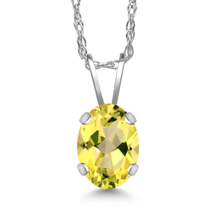 Pendant in 14K White Gold