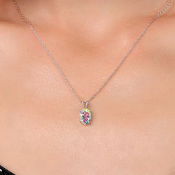 Pendant in 14K White Gold