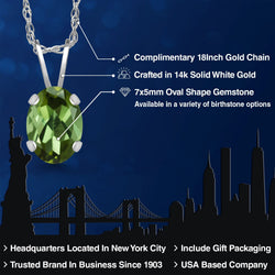Pendant in 14K White Gold