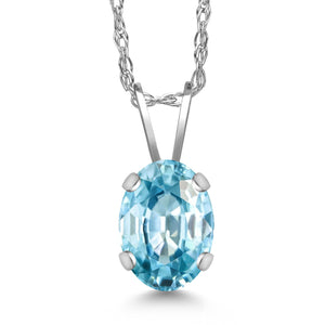 Pendant in 14K White Gold