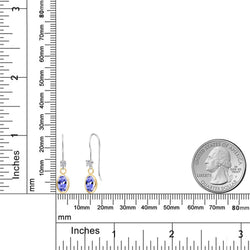 Earrings in 14K Two Tone Gold