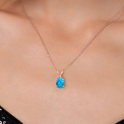 Pendant in 925 Rose Gold Plated Silver