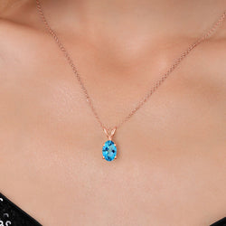 Pendant in 925 Rose Gold Plated Silver