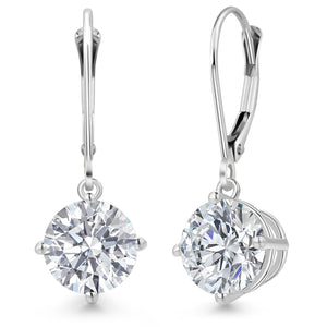 Earrings in 14K White Gold