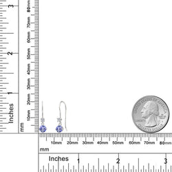 Earrings in 14K White Gold