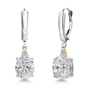 D - E and E - F_Earrings in 925 Sterling Silver and 10K Yellow Gold
