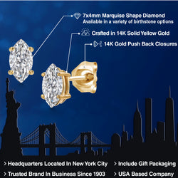 Earrings in 14K Yellow Gold
