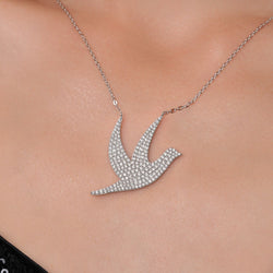 Necklace in 14K White Gold